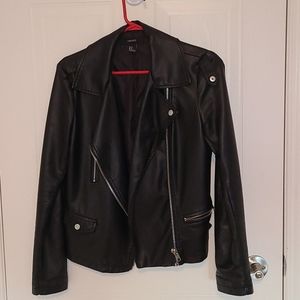 Faux leather jacket